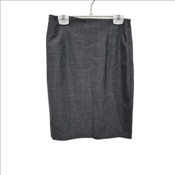 Babaton Knee Length Pencil Classic Gray Women's Skirt - Picture 2 of 6